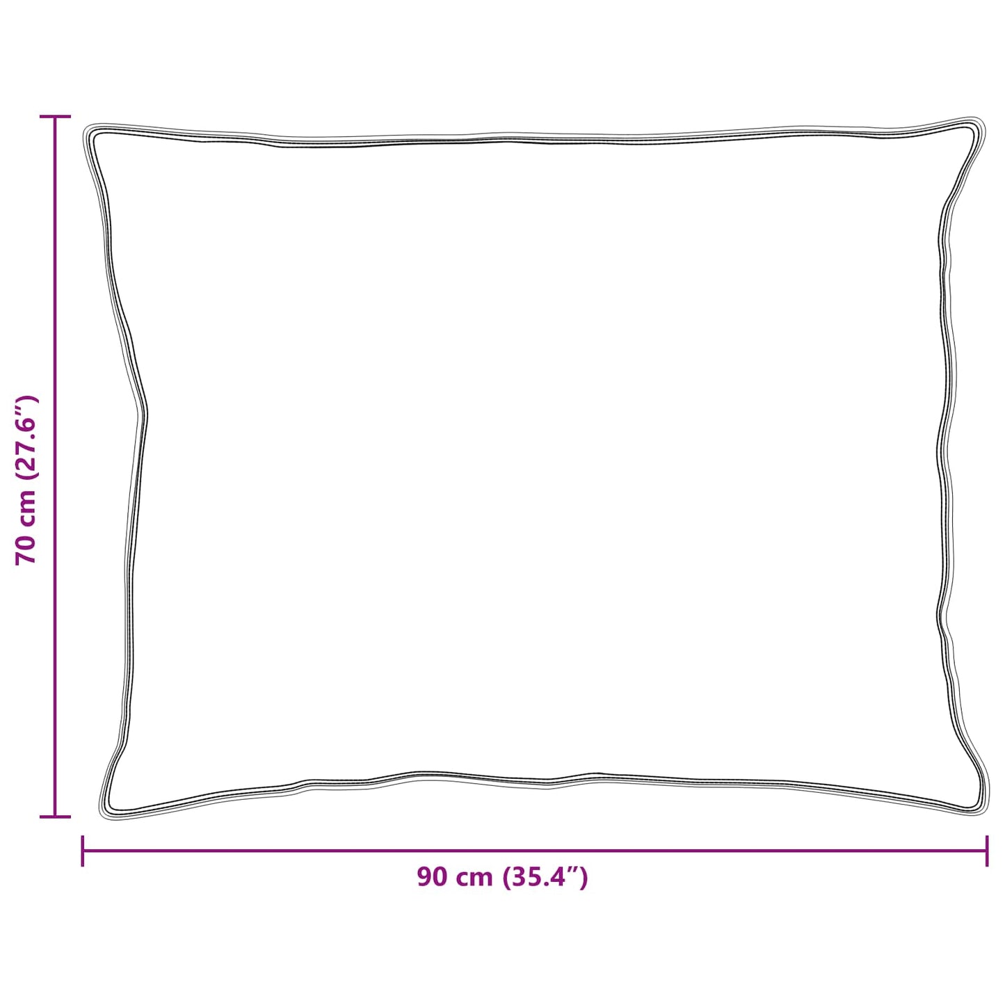 vidaXL Winter Duvet with Pillow 3 pcs White Microfiber