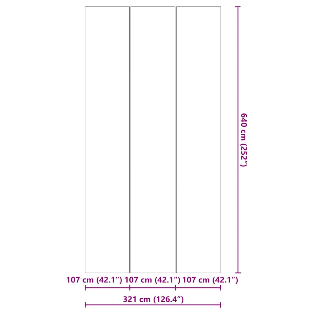 vidaXL Pool Ground Sheet Other Black 640 x 321 cm Polyester geotextile