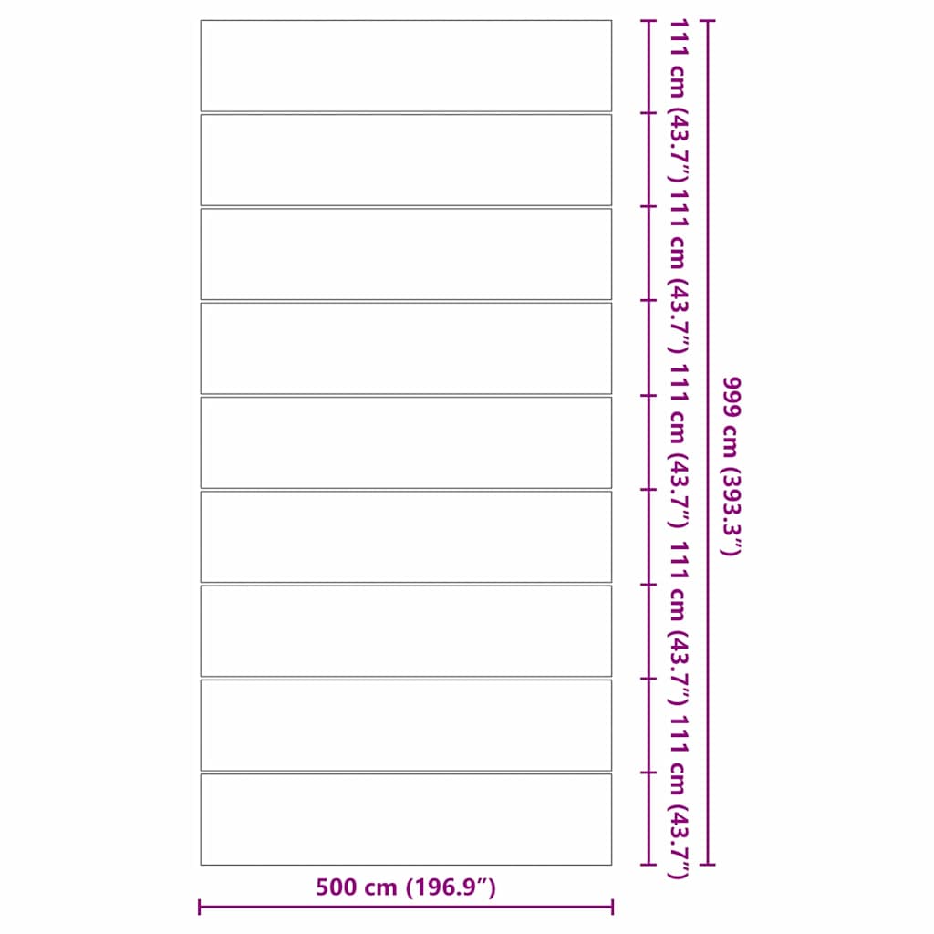 vidaXL Pool Ground Sheet Other Black 999 x 500 cm Polyester geotextile