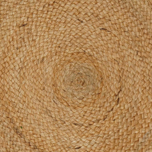 vidaXL Rug Natural Ø 180 cm Jute