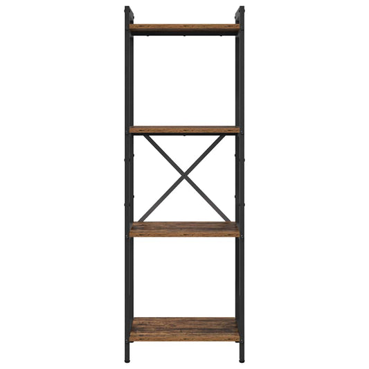 vidaXL Bookshelf 40 x 30 x 119 cm Engineered Wood Old wood