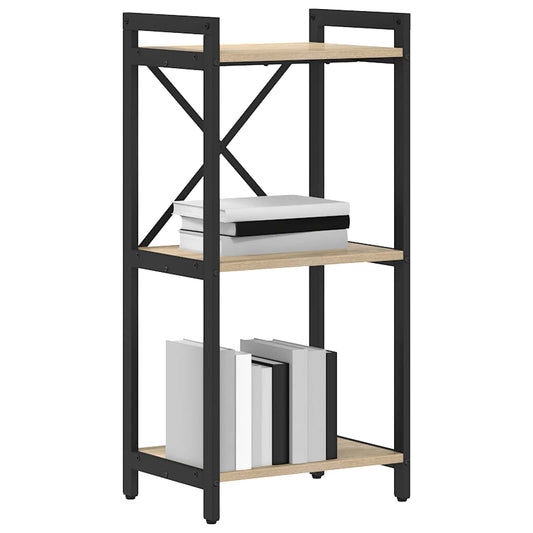 vidaXL Bookshelf 40 x 30 x 85 cm Engineered Wood Sonoma Oak