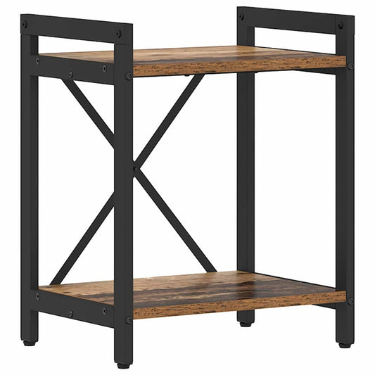 vidaXL Bookshelf 40 x 30 x 50 cm Engineered Wood Old wood