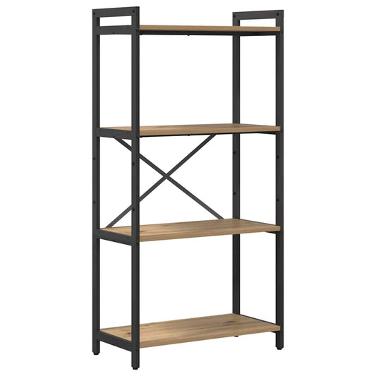 vidaXL Bookshelf 60 x 30 x 120 cm Engineered Wood Artisan Oak