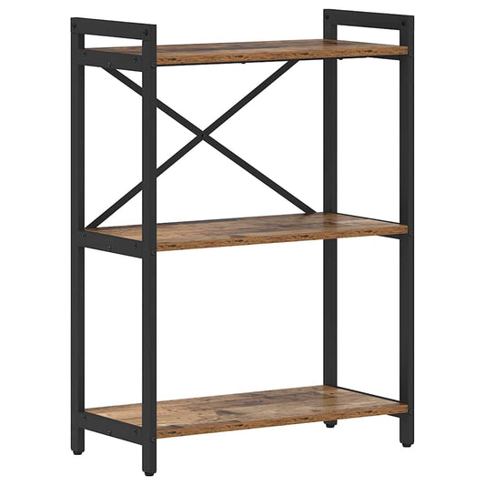 vidaXL Bookshelf 60 x 30 x 85 cm Engineered Wood Old wood