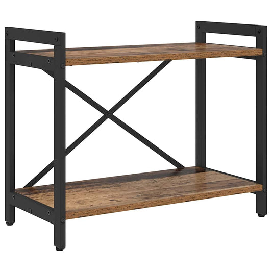 vidaXL Bookshelf 60 x 30 x 50 cm Engineered Wood Old wood