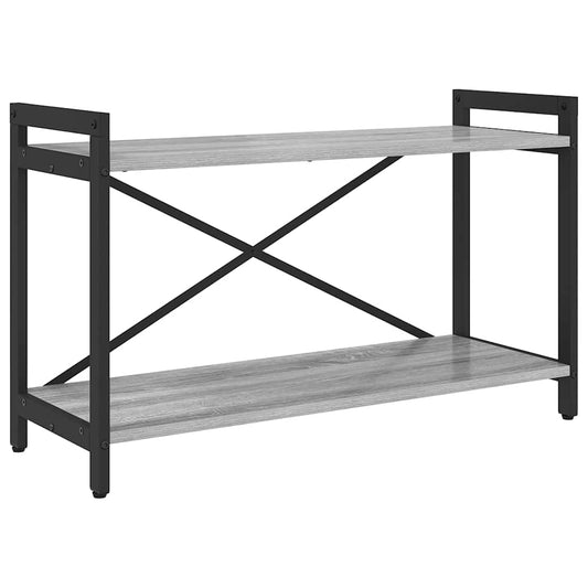 vidaXL Bookshelf 80 x 30 x 50 cm Engineered Wood Grey sonoma