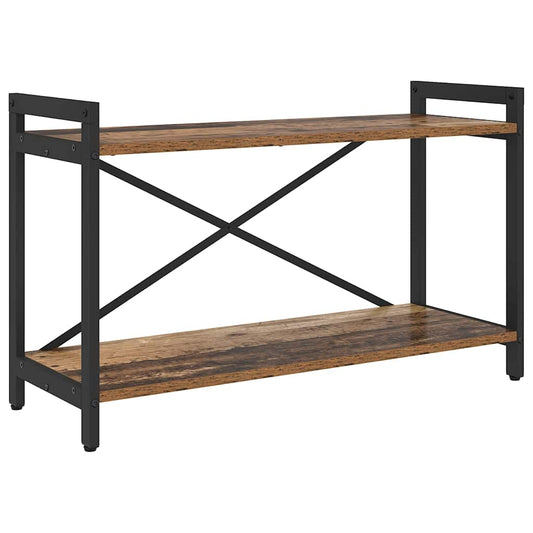 vidaXL Bookshelf 80 x 30 x 50 cm Engineered Wood Old wood