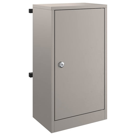 vidaXL Mailbox with Storage Rusty 30 x 20 x 55 cm Weathering Steel