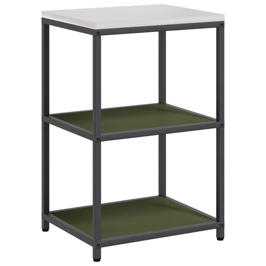 vidaXL Kitchen Storage HATTEM Olive Green 60 x 50 x 92 cm Steel