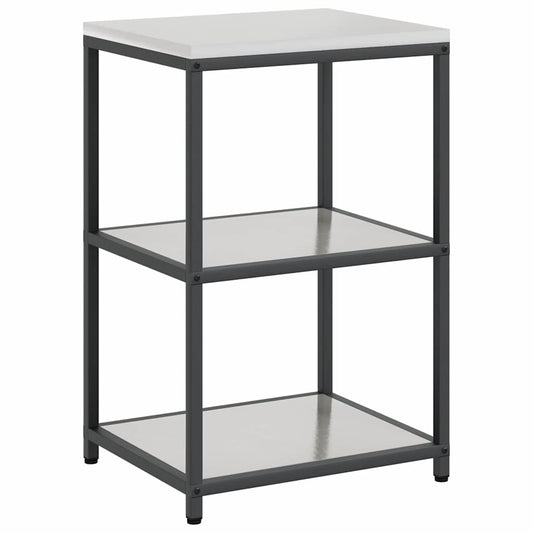 vidaXL Kitchen Storage HATTEM Silver 60 x 50 x 92 cm Steel