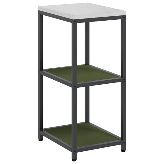 vidaXL Kitchen Storage HATTEM Olive Green 40 x 50 x 92 cm Steel