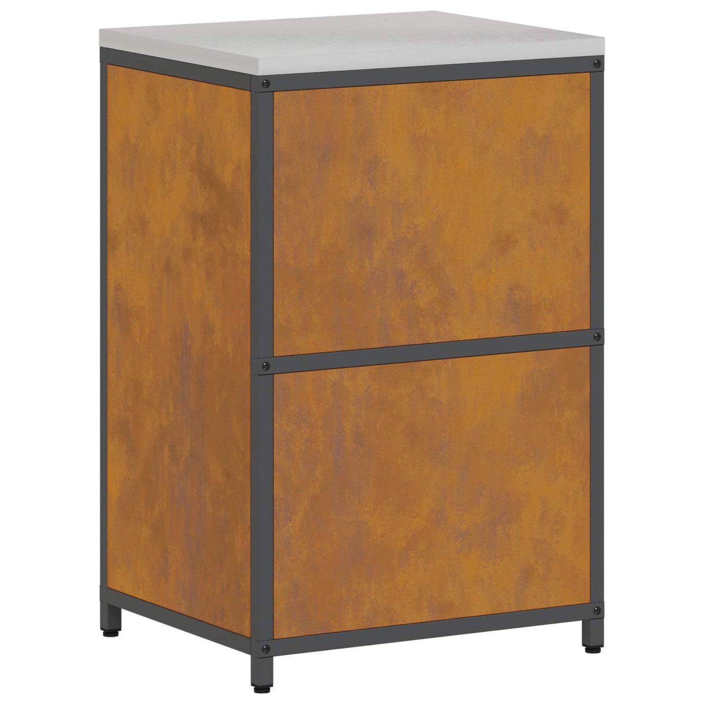vidaXL Kitchen Storage HATTEM Rusty 60 x 50 x 92 cm Steel