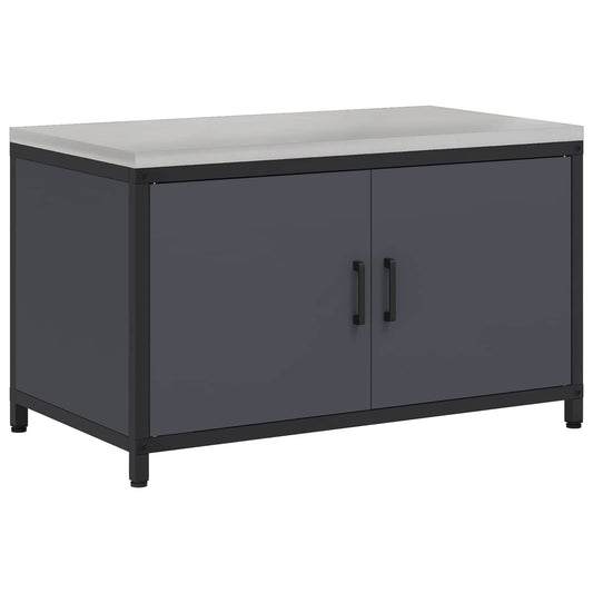vidaXL Kitchen Storage HATTEM Anthracite 90 x 50 x 53 cm Steel