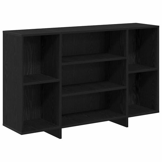 vidaXL Sideboard Black Oak 120 x 30 x 75 cm Engineered Wood