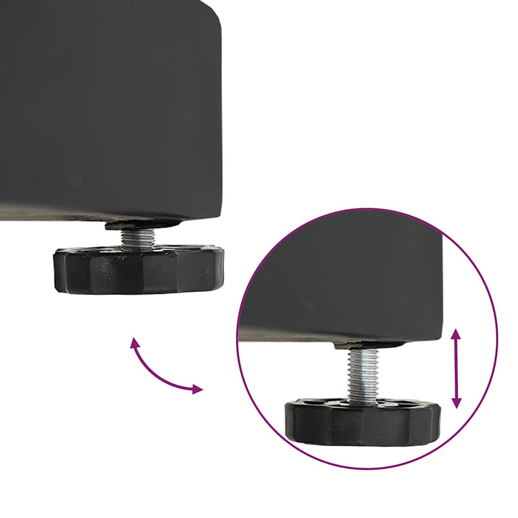 vidaXL Parasol Base Black 48 x 48 x 32 cm