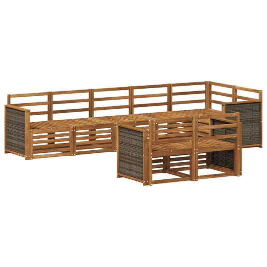 vidaXL Outdoor Sofa Set 7 pcs