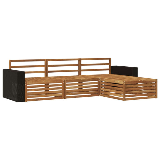 vidaXL Outdoor Sofa Set 4 pcs