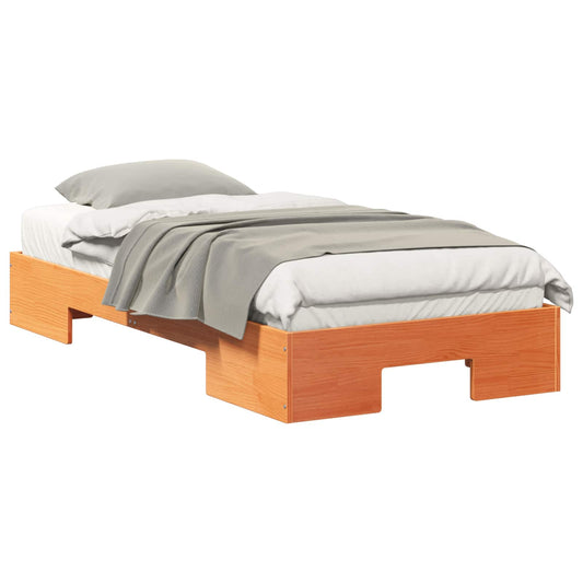 vidaXL Bed Frame Brown 100 x 200 cm