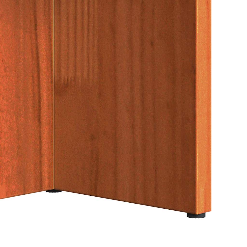 vidaXL Coffee Table Wax Brown 80 x 39.5 x 35 cm Solid Pine wood