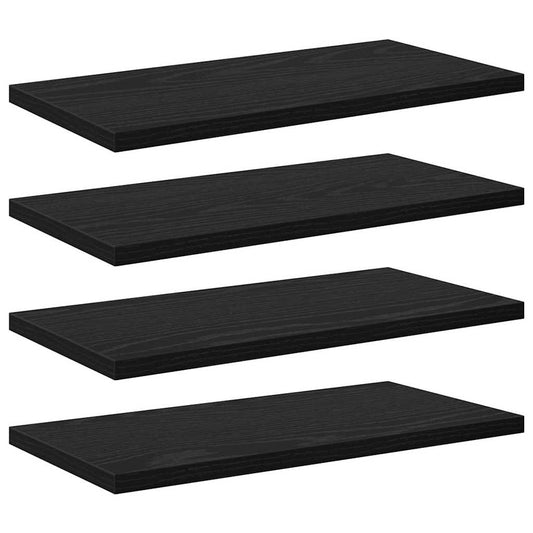 vidaXL Bookshelf Board 3-Tier 4 pcs 40 x 20 x 1.5 cm Engineered Wood