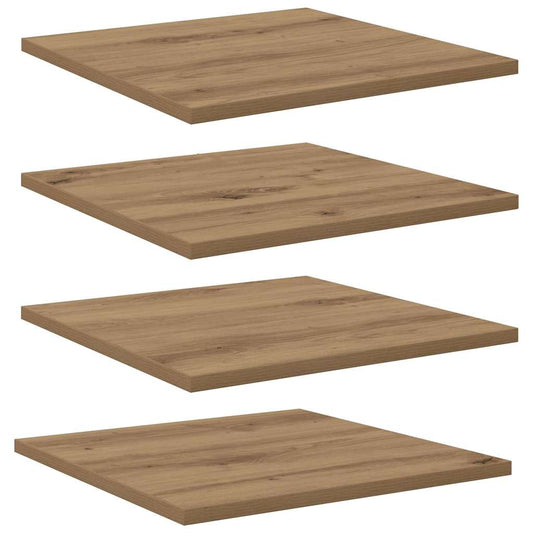 vidaXL Bookshelf Board 3-Tier 4 pcs 40 x 40 x 1.5 cm Engineered Wood