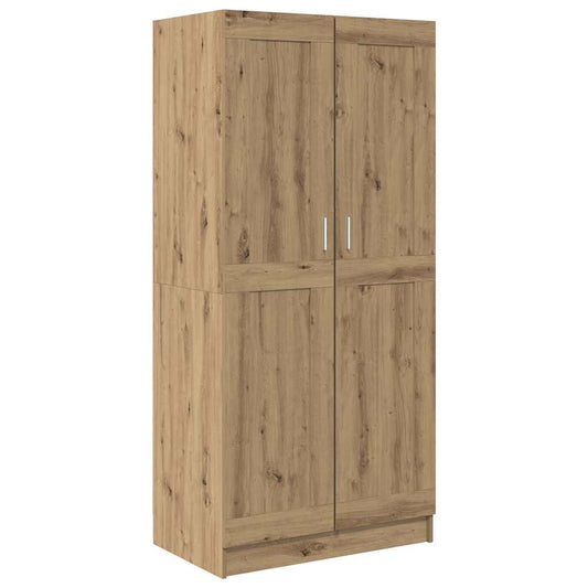 vidaXL Wardrobe Artisian Oak 82.5 x 51.5 x 180 cm Engineered Wood
