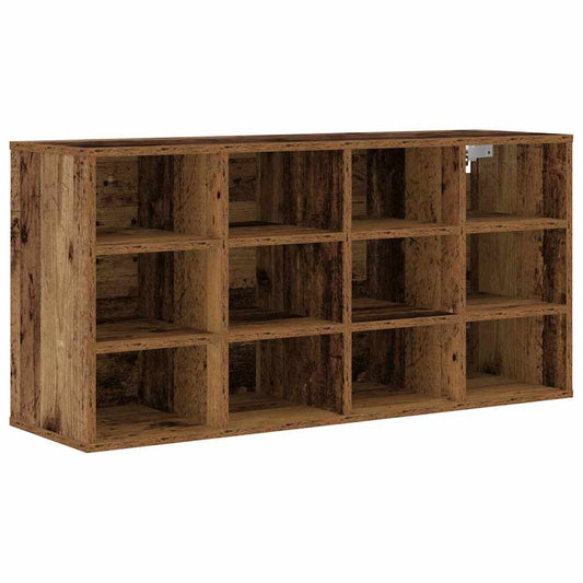 vidaXL Shoe Cabinet Old Wood 103 x 30 x 51 cm Engineered Wood