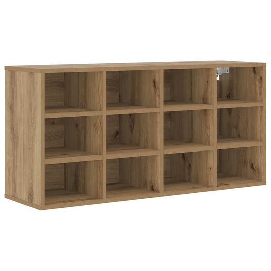 vidaXL Shoe Cabinet 103 x 30 x 51 cm Engineered Wood Artisan Oak