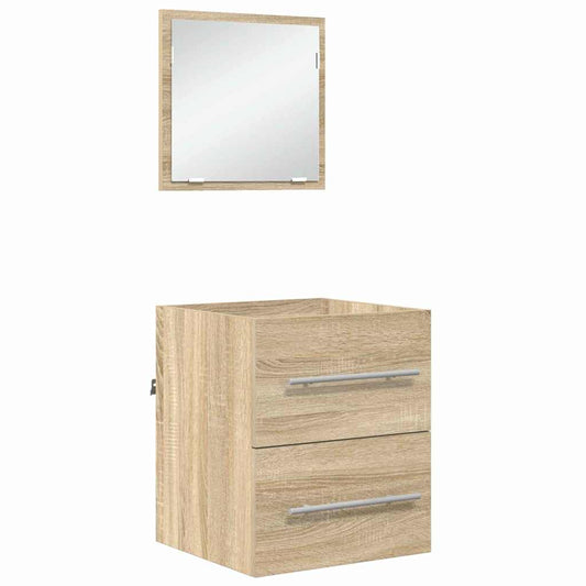 vidaXL Bathroom Cabinet with Drawer 41 x 38.5 x 48 cm Engineered wood