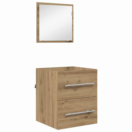 vidaXL Bathroom Cabinet with Drawer 41 x 38.5 x 48 cm Engineered wood