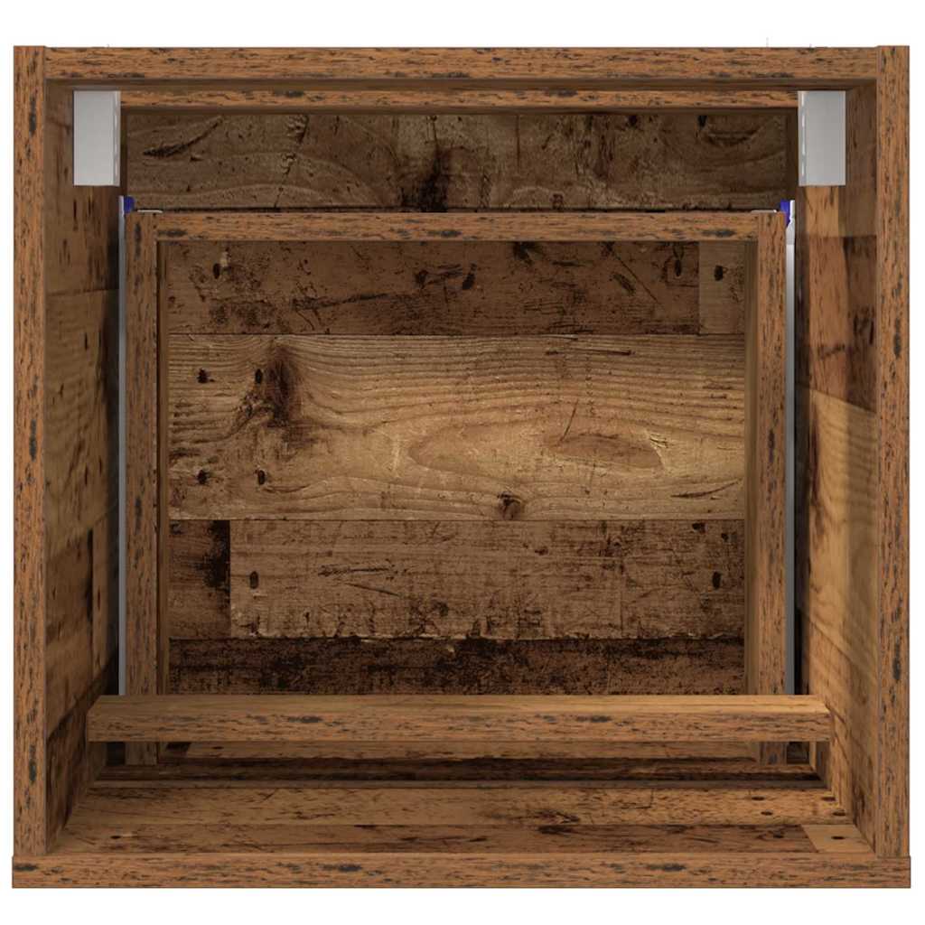 vidaXL Bathroom Cabinet Old Wood 41 x 38.5 x 45 cm Engineered Wood