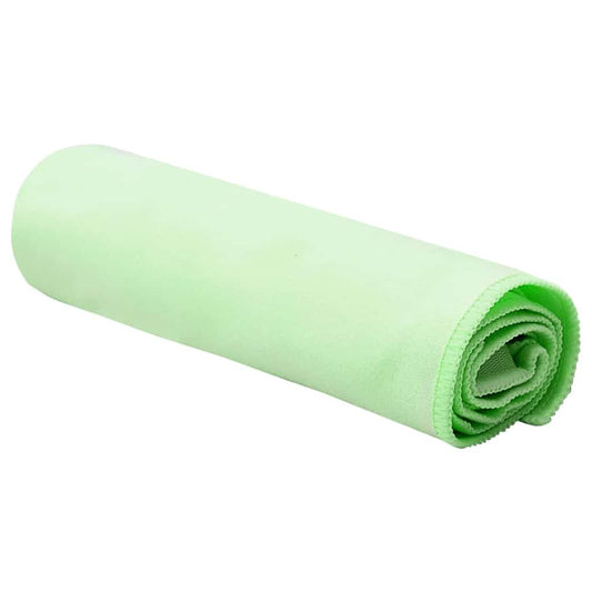 vidaXL Sports Towels 2 pcs Green 50 x 30 cm Polyester and polyamide