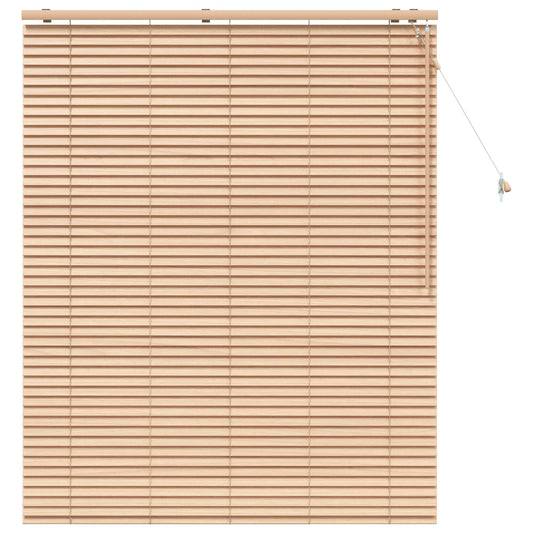 vidaXL Venetian Blind Oak Look 125 x 160 cm 35 mm Solid Paulownia Wood