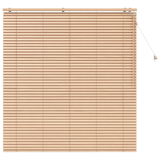 vidaXL Venetian Blind Oak Look 150 x 160 cm 35 mm Solid Paulownia Wood