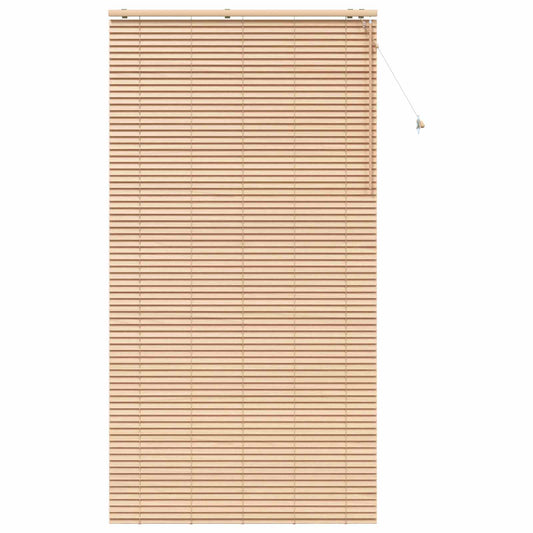 vidaXL Venetian Blind Oak Look 130 x 250 cm 35 mm Solid Paulownia Wood