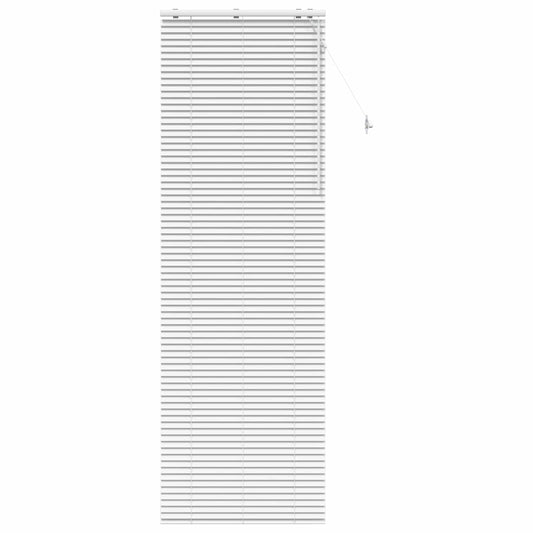 vidaXL Venetian Blind White 80 x 250 cm 35 mm Solid Paulownia Wood