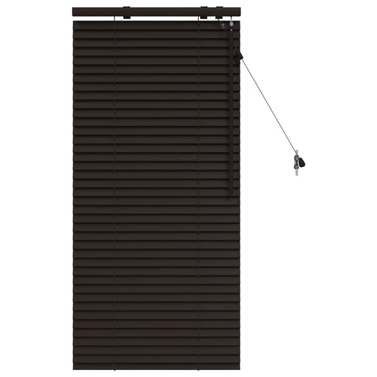 vidaXL Venetian Blind Dark Brown 55 x 130 cm 35 mm