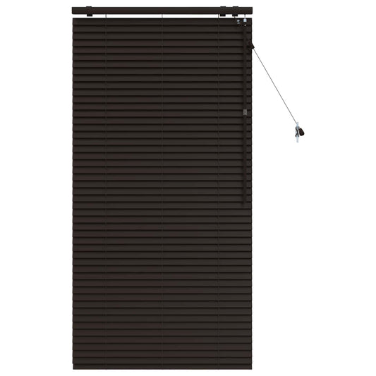 vidaXL Venetian Blind Dark Brown 70 x 160 cm 35 mm