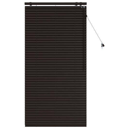 vidaXL Venetian Blind Dark Brown 80 x 160 cm 35 mm