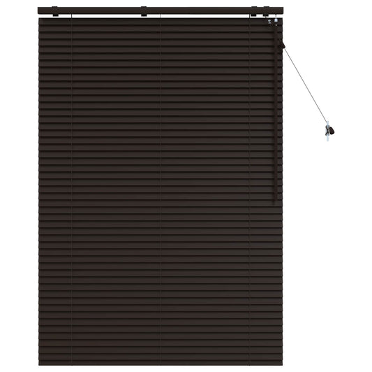 vidaXL Venetian Blind Dark Brown 110 x 160 cm 35 mm