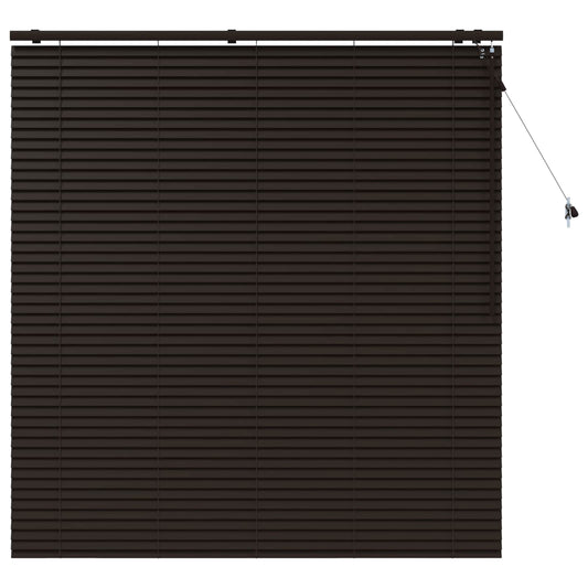 vidaXL Venetian Blind Dark Brown 155 x 160 cm 35 mm