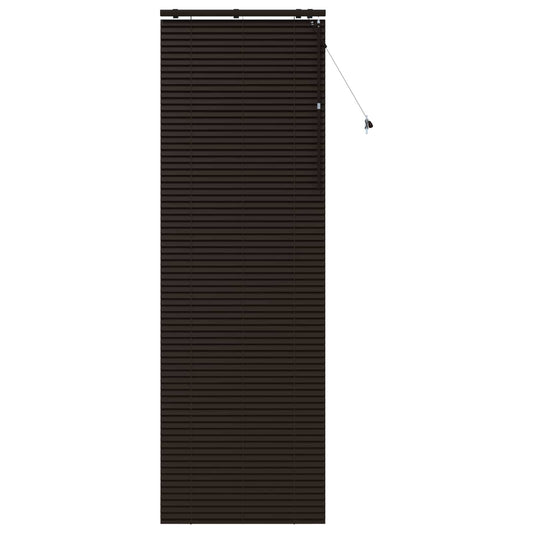 vidaXL Venetian Blind Dark Brown 75 x 250 cm 35 mm