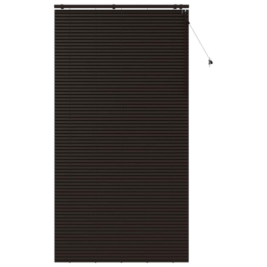 vidaXL Venetian Blind Dark Brown 135 x 250 cm 35 mm