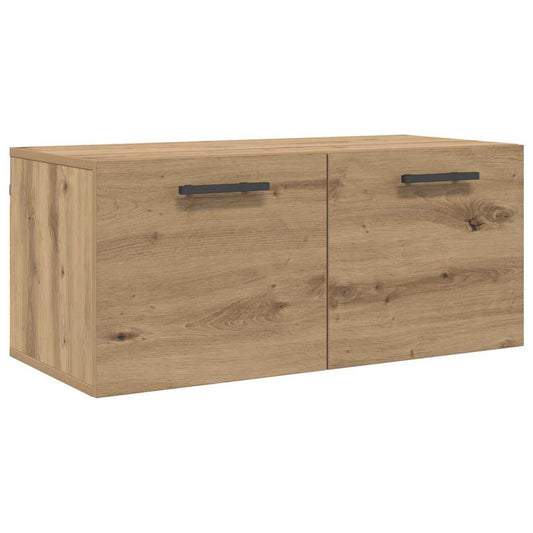 vidaXL Wall Cabinet 80 x 36.5 x 35 cm Engineered wood Artisan oak