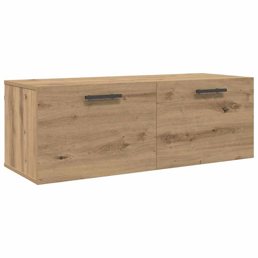 vidaXL Wall Cabinet 100 x 36.5 x 35 cm Engineered wood Artisan oak