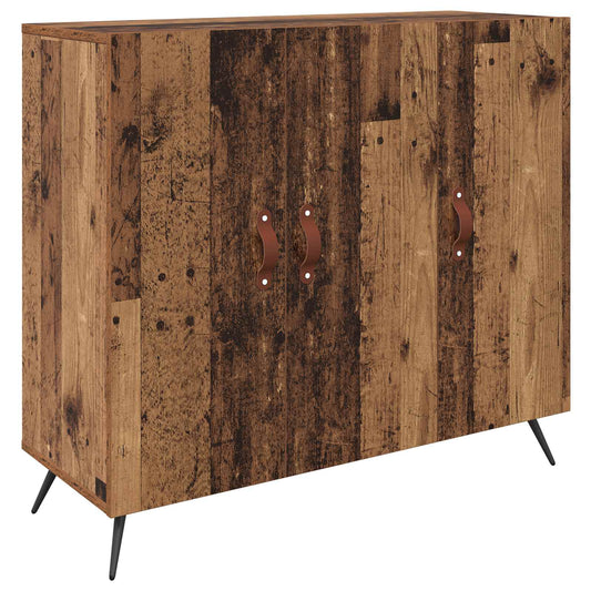 vidaXL Sideboard Old Wood 89.5 x 34 x 80 cm Engineered Wood