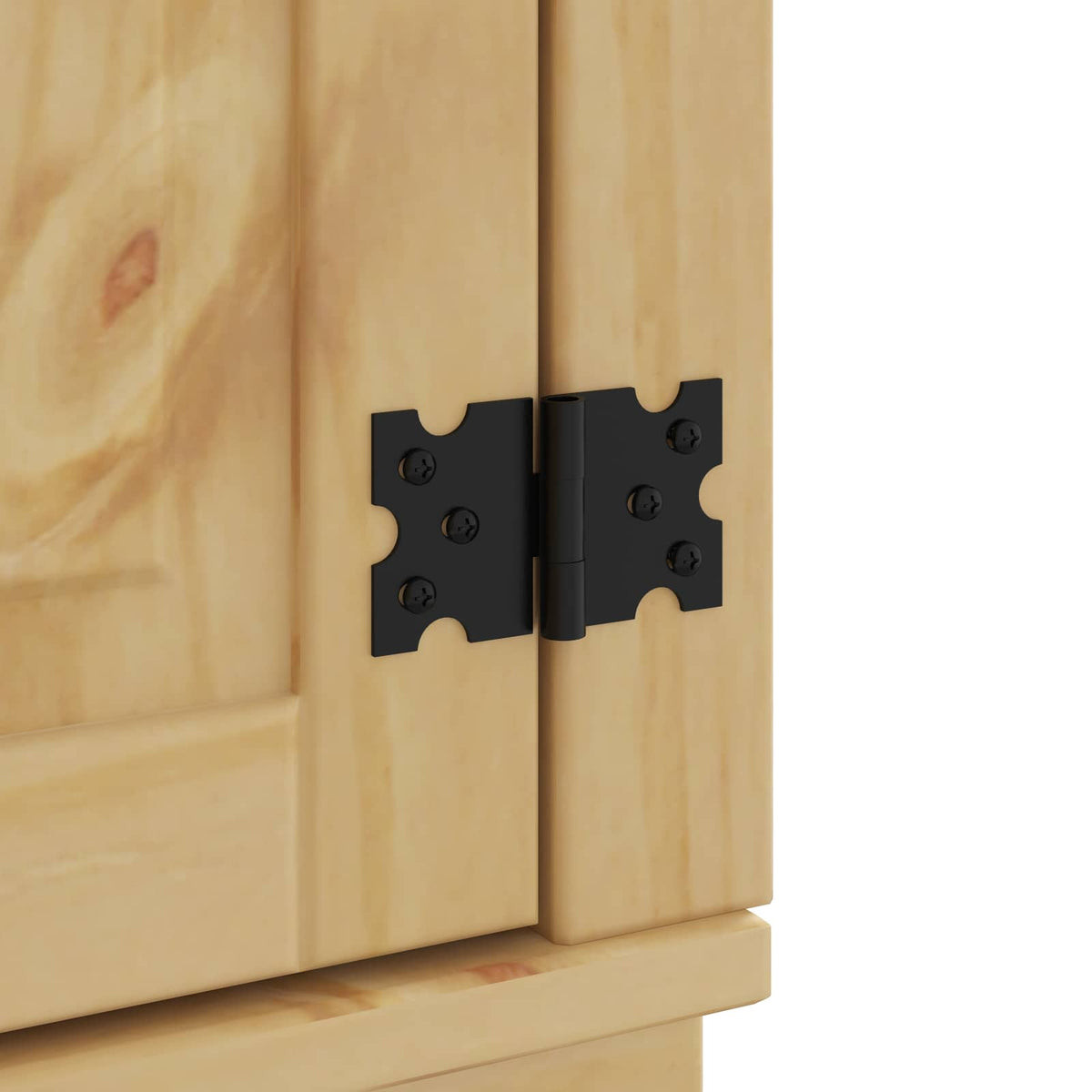 vidaXL Cabinet SKI 8 pcs Honey Brown Solid Pine Wood