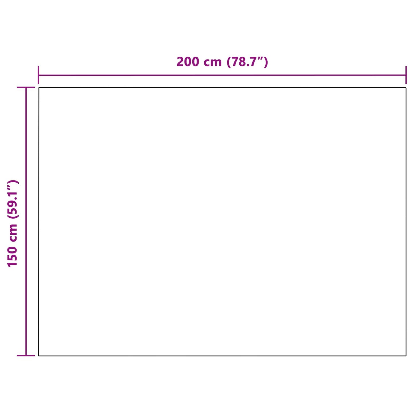 vidaXL Throw Blanket Grey 150 x 200 cm Fleece