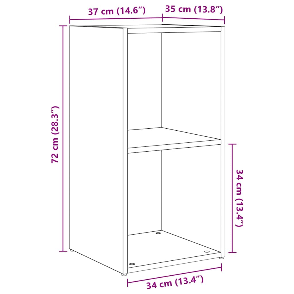 vidaXL TV Cabinet Set 8 pcs Artisan Oak Engineered Wood